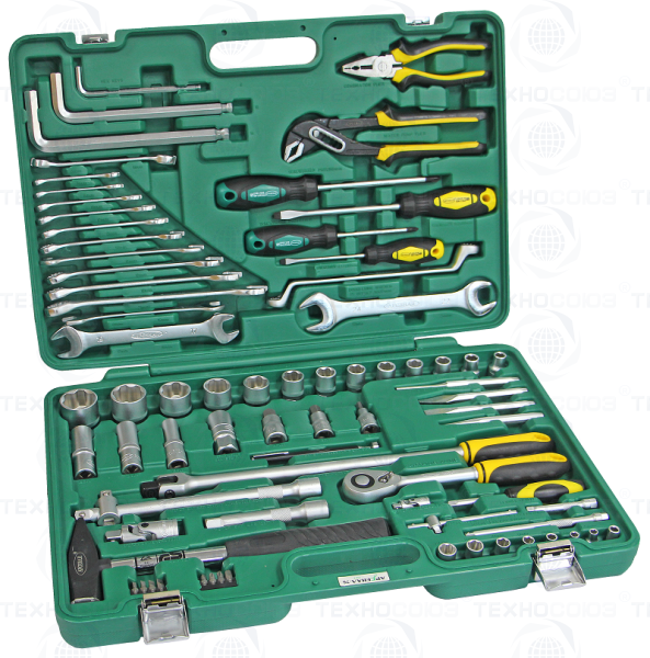 AUTO Набор инструмента для УАЗ 76 предметов (AA-C1412P76)